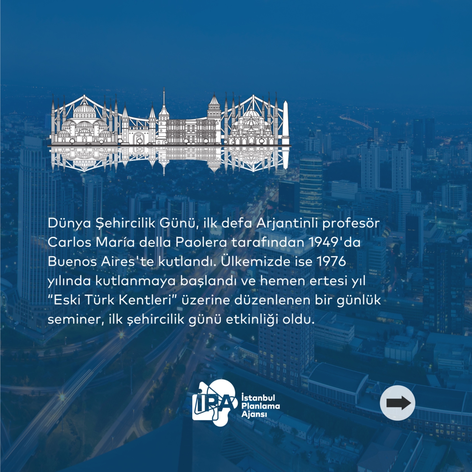 8 Kasım Dünya Şehircilik Günü Kutlu Olsun!