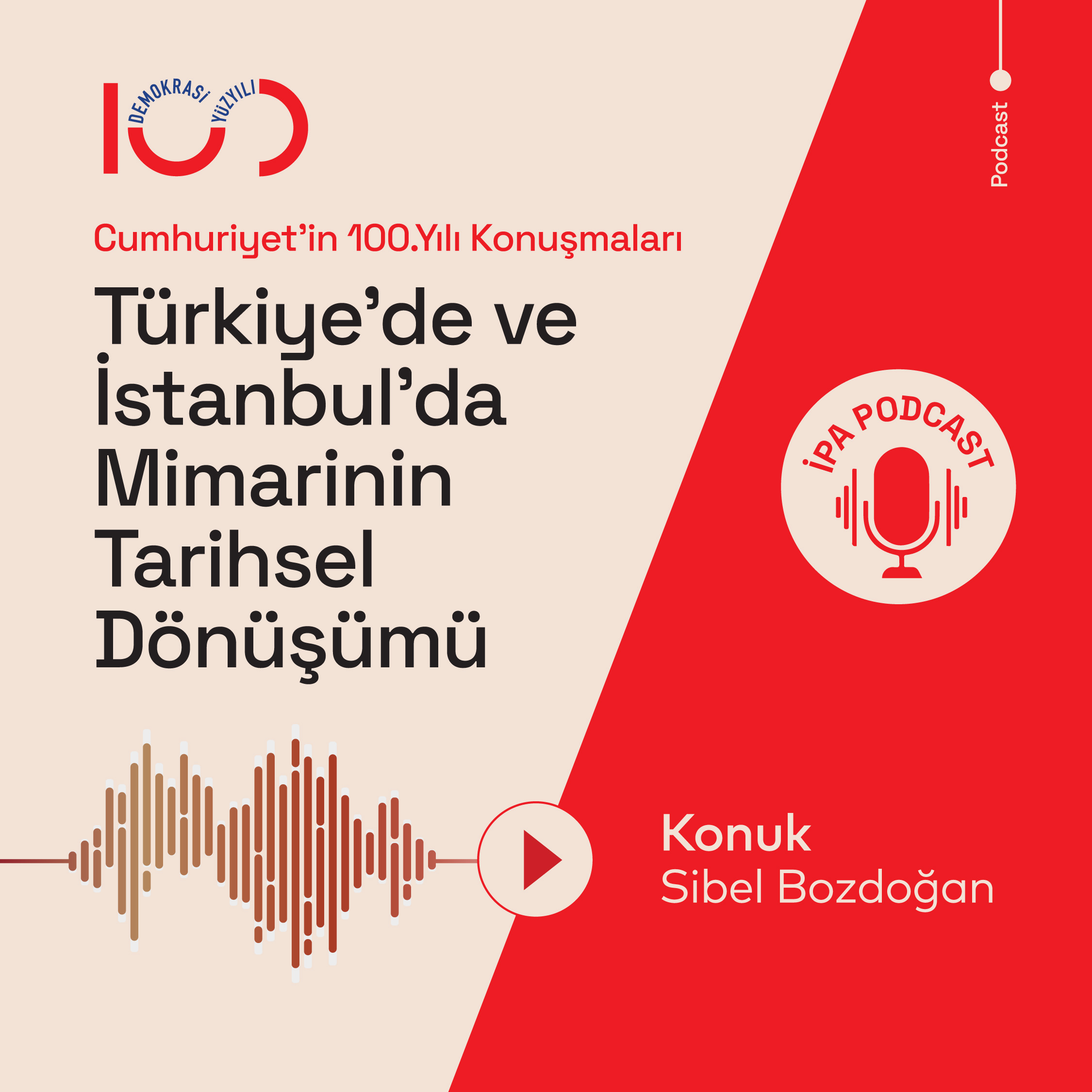 Cumhuriyet'in 100. Yılı Konuşmaları: Türkiye’de ve İstanbul’da Mimarinin Tarihsel Dönüşümü