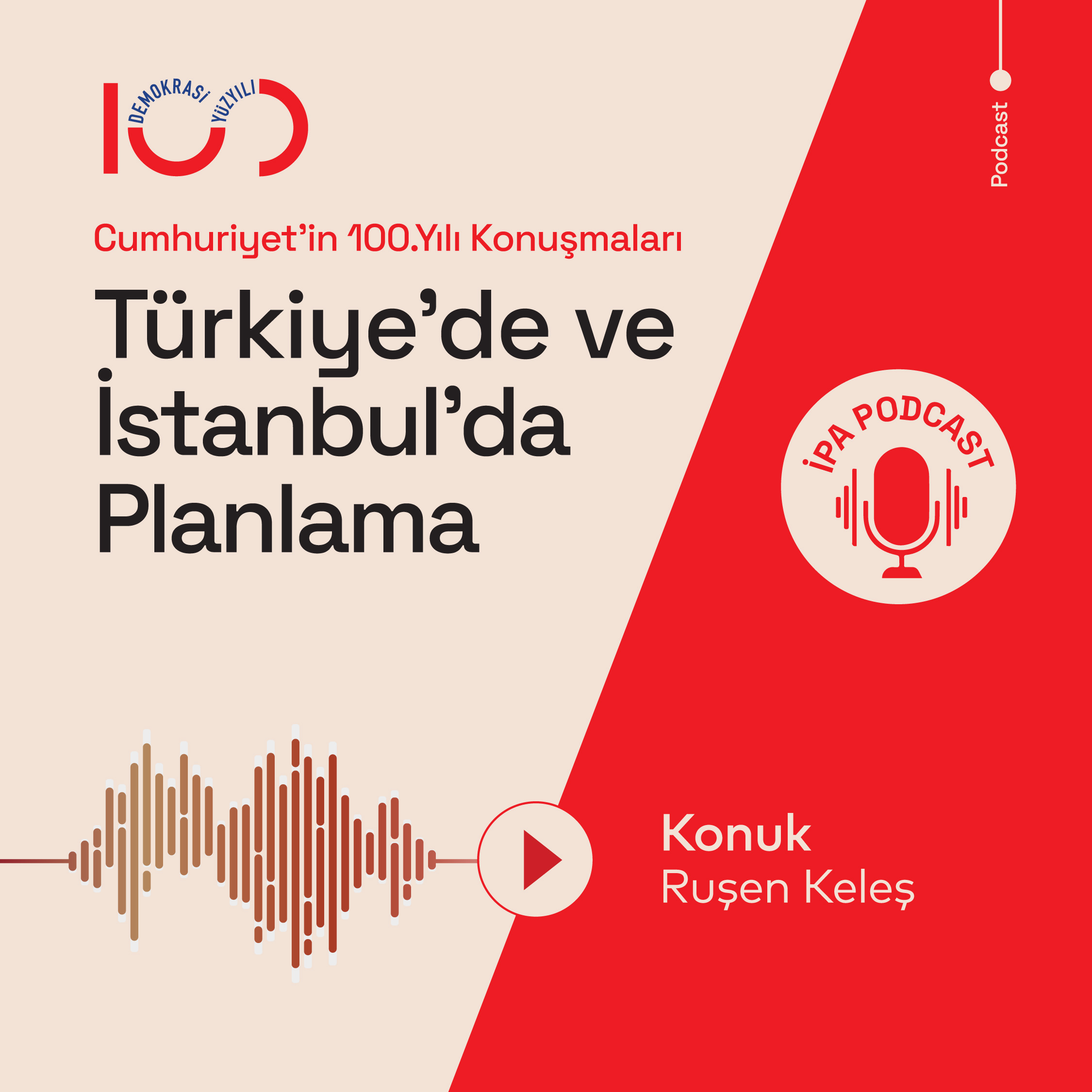 Cumhuriyet'in 100. Yılı Konuşmaları: Türkiye'de ve İstanbul'da Planlama